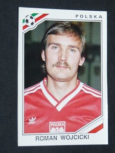 #368 ROMAN WOJCICKI POLAND POLSKA PANINI FOOTBALL WORLD CUP 1986 MEXICO 86