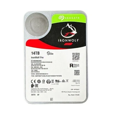 Seagate IronWolf Pro ST14000NE0008 14TB 7200 RPM 3.5" SATA Hard Disk NAS HDD - Image 1 of 4