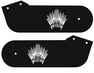 Game of Thrones Stern Laser-Cut Metal Hinges 1735 - Picture 1 of 4