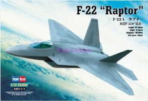 Hobbyboss 1/72 Scale 80210 F-22A Raptor Model Kit - Picture 1 of 1