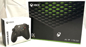 Microsoft Xbox Series X 1TB Video Game Console + 2 controllers (1 new, 1 used)