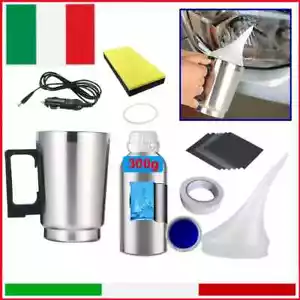 Kit Lucidatura Fari Rinnova Ripristina Elimina Graffi Fanali Polimero Blu+200ML - Foto 1 di 12