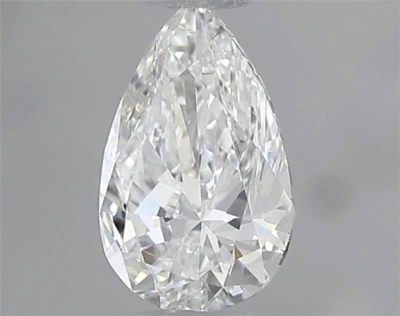 100%Natural Lustrous Diamond 0.30 Ct GIA CERTIFIED Pear Cut H/VS2 Grade 5 x 3 mm - Image 1 of 4