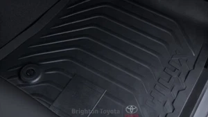New Genuine Toyota Floor MAT, All Weather Rubber HILUX Dual cab Rear PZQ2089160 - Picture 1 of 1