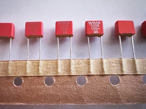 10Pcs FKS2 1000pF WIMA 1nF 20% 100VDC Polyester Film Capacitor PCM 5mm - Picture 1 of 1