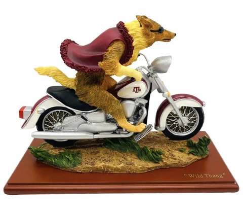 Texas A&M Aggies “Wild Thang” Motorcycle Mascot by Ridgewood Collectibles- NIB Cover
