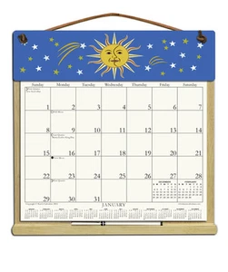 CELESTIAL CALENDAR HOLDER - REFILLABLE EVERY YEAR! - Picture 1 of 1