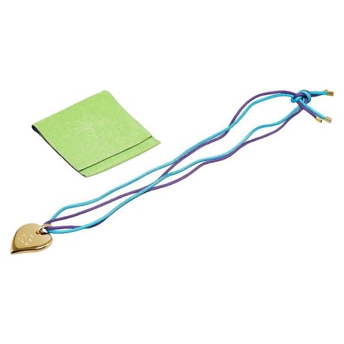 SAINT LAURENT (YSL) Motivo Cuore Saint Laurent IN LOVE AGAIN Collana Choker Placcata Oro Donna