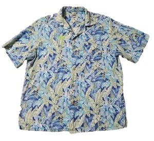 Camisa de peaje Florida Turnpike Edwards para hombre uniforme mediano hawaiano AOP - Imagen 1 de 8