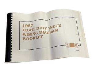 1987 Chevy Truck SUV Electrical Wiring Diagram Manual R10 R20 V10 V20 4WD xz - Bild 1 von 5