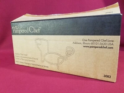 The Pampered Chef #3082 Appetizer Plate Stand NEW in Box for 6" Round Plates - Image 1 of 4