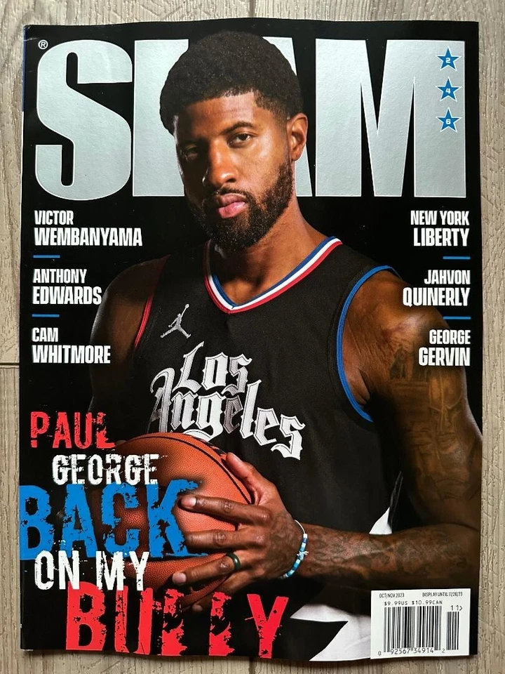 2023 Slam Magazine October November Issue PAUL GEORGE Clippers NEW YORK LIBERTY Foto 1 de 1