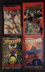 Lot Of 4 Spiderman Novels - Picture 1 of 6