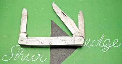 Vintage 1950's Era ROBESON CUTLERY USA Premium Stock Knife Alloy Handles - Image 1 of 4