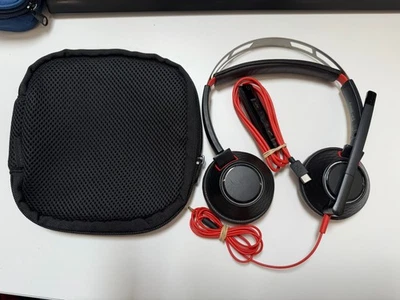 POLY BLACKWIRE [C5220T] WIRED DUAL-EAR STEREO HEADSET WITH BOOM MIC - Image 1 of 4