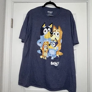 Camiseta azul manga corta gráfica talla 2X - Imagen 1 de 5