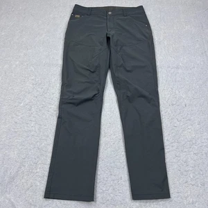 Kuhl Silencr Pants Mens 34x34 Black Lightweight Utility Ripstop Hiking Chino - Picture 1 of 15