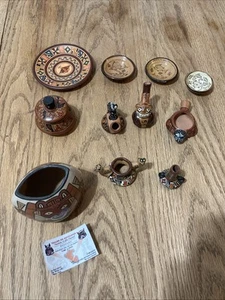 Konvolut Terrakotta Keramik Keramik ~ 12 kleine Teile - Bild 1 von 19