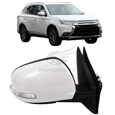 Espejo retrovisor lateral derecho pasajero con señal para Mitsubishi Outlander Sport ASX 14-19 Foto 1 de 4