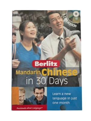 2007 Berlitz Publishing Mandarin Chinese in 30 Days Grammar Explanations 2 CD EX - Image 1 of 4