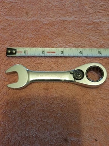Blue Point By Snap On Tools 15 Mm Ratchet Reversible Wrench Stubby - Picture 1 of 10