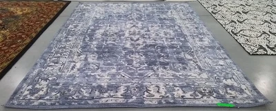 Alfombra de encuadernación dañada NAVY CREME 9'-0" x 12'-0" precio reducido 1172792440 CHL411N-9 Foto 1 de 3