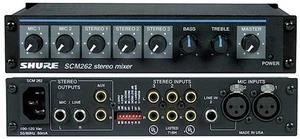 Shure SCM262 Stereo Microphone Mixer - NEW IN BOX - Picture 1 of 3