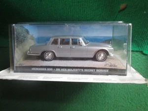MERCEDES 600 ON HER MAJESTY`S SERVICE (JAMES BOND CAR COLLECTION) LOT Y75 NEW - Picture 1 of 1