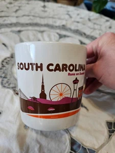 Dunkin' Donuts  Coffee Mug Cup SOUTH CAROLINA Runs On Dunkin'  2012  State coll - Picture 1 of 13
