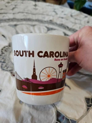 Dunkin' Donuts  Coffee Mug Cup SOUTH CAROLINA Runs On Dunkin'  2012  State coll - Image 1 of 4