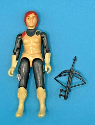 1982 Scarlett v1 Straight Arm Figure Vintage G.I. GI Joe 3.75 ARAH 100% Complete - Image 1 of 3