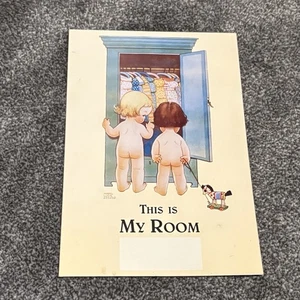 Vintage This Is My Room Door Metal Sign Lucie Attwell 1997 - Picture 1 of 3