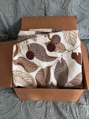 FUNDA IKEA Stockholm Blad Leaves marrón 101.093.87 - sin usar Foto 1 de 3
