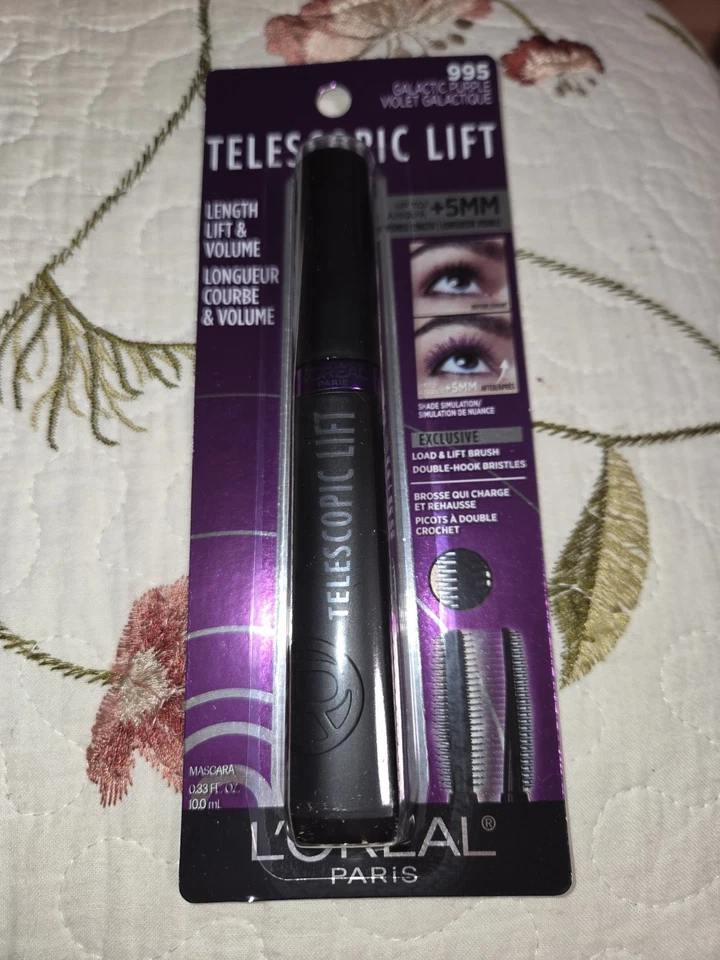 Loreal Paris Telescopic Lash Lift Galactic Purple Mascara 0.33 Fl Oz - image 1 of 1