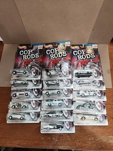 Complete Set of 16 Cop Rods Series #2 1999 Hot Wheels Kay-Bee Toys OriginalOwner - Picture 1 of 13
