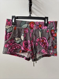 Juicy Couture Y2K Women’s Size P Terry Cloth Pull On Booty Shorts Pink - Picture 1 of 8