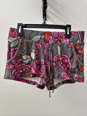 Juicy Couture Y2K Women’s Size P Terry Cloth Pull On Booty Shorts Pink - Image 1 of 4