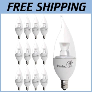 Bright 40W Equivalent LED Chandelier Bulbs 12 Pack - Picture 1 of 9