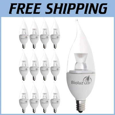 Bright 40W Equivalent LED Chandelier Bulbs 12 Pack - Image 1 of 4