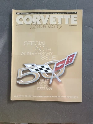Summer 2002 Corvette Quarterly Special 50th Corvette Anniversary Issue - Image 1 of 4