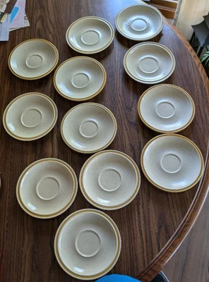 Vintage Set of (12)Hand-Painted Hearthside Garden Festival Plates (6”) Stoneware - Image 1 of 3