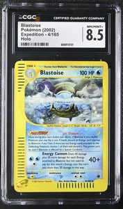 CGC 8.5 Blastoise 2002 Expedition 4/165 Holo Pokemon Card - Picture 1 of 2