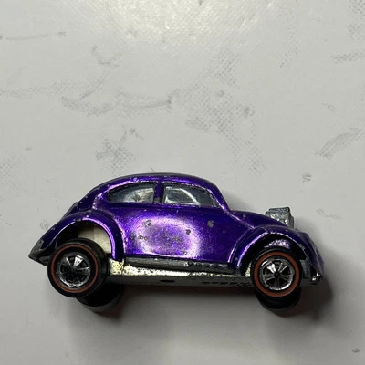 1967 Hot Wheels Redline CUSTOM VOLKSWAGEN VW Purple USA Vintage - Image 1 of 4