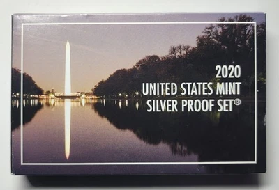 2020 United States Mint Silver Proof Set Issued with COA 10 Coin Set - Image 1 of 4