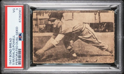 1947 ОБЛИГАЦИЯ ХЛЕБ ELGEE ПЕРФОРИРОВАННЫЙ ПРОМО STAN MUSIAL PRE-НОВИЧОК КАРДИНАЛ HOF PSA 3 - Изображение 1 из 2