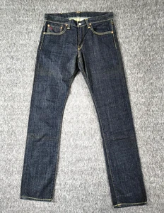Polo Ralph Lauren Jeans Uomo 30x32 Slim Fit Lavaggio Scuro Denim Dritto 018 - Foto 1 di 21
