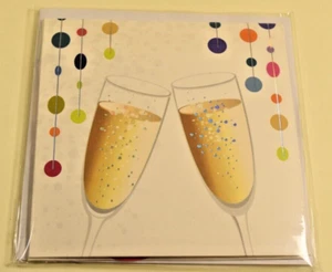 Treasures Pop Up Card Champagne Celebration Happy Multiple Greetings Large Card - Picture 1 of 2