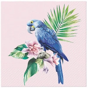 2 Servilletas Decoupage Para Arte - Servilleta Papel Pájaros Loros Animal Envío Gratis - Imagen 1 de 5