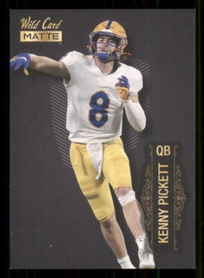2022 Wild Card Matte Black #MB72 Kenny Pickett - Image 1 of 2