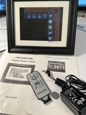 PanDigital 8" LCD Digital Photo Frame 800x600 PanTouch Sensor - Image 1 of 4